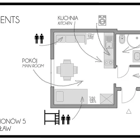 Raven Plac Legionow Appartamento *